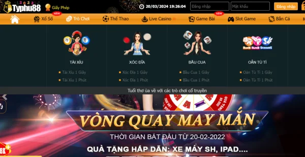 Tham gia trải nghiệm sự hấp dẫn tuyệt vời khi tham gia link tải app typhu88 thành công