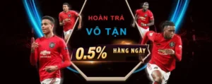 Thể thao TYPHU88 khuyến mãi hoàn trả 0.5% hấp dẫn